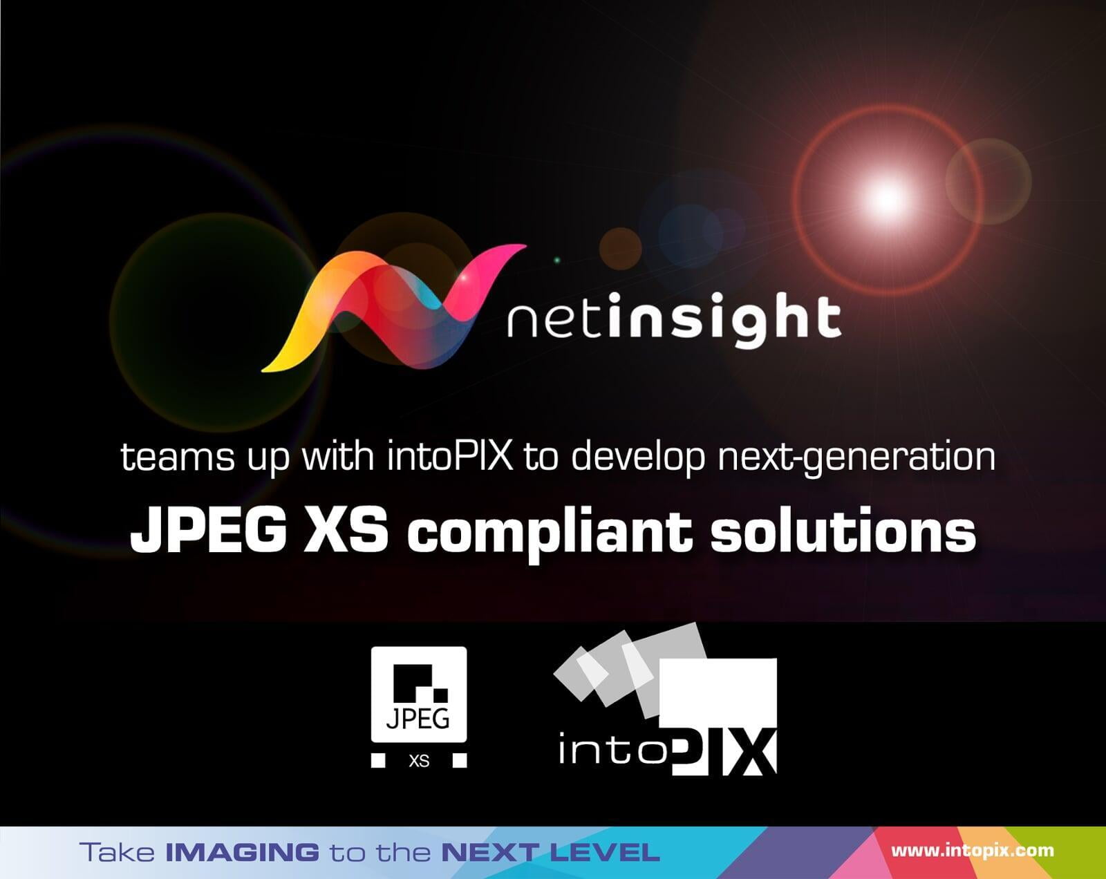 Net Insight與 intoPIX 開發下一代 JPEG 符合XS標準的解決方案